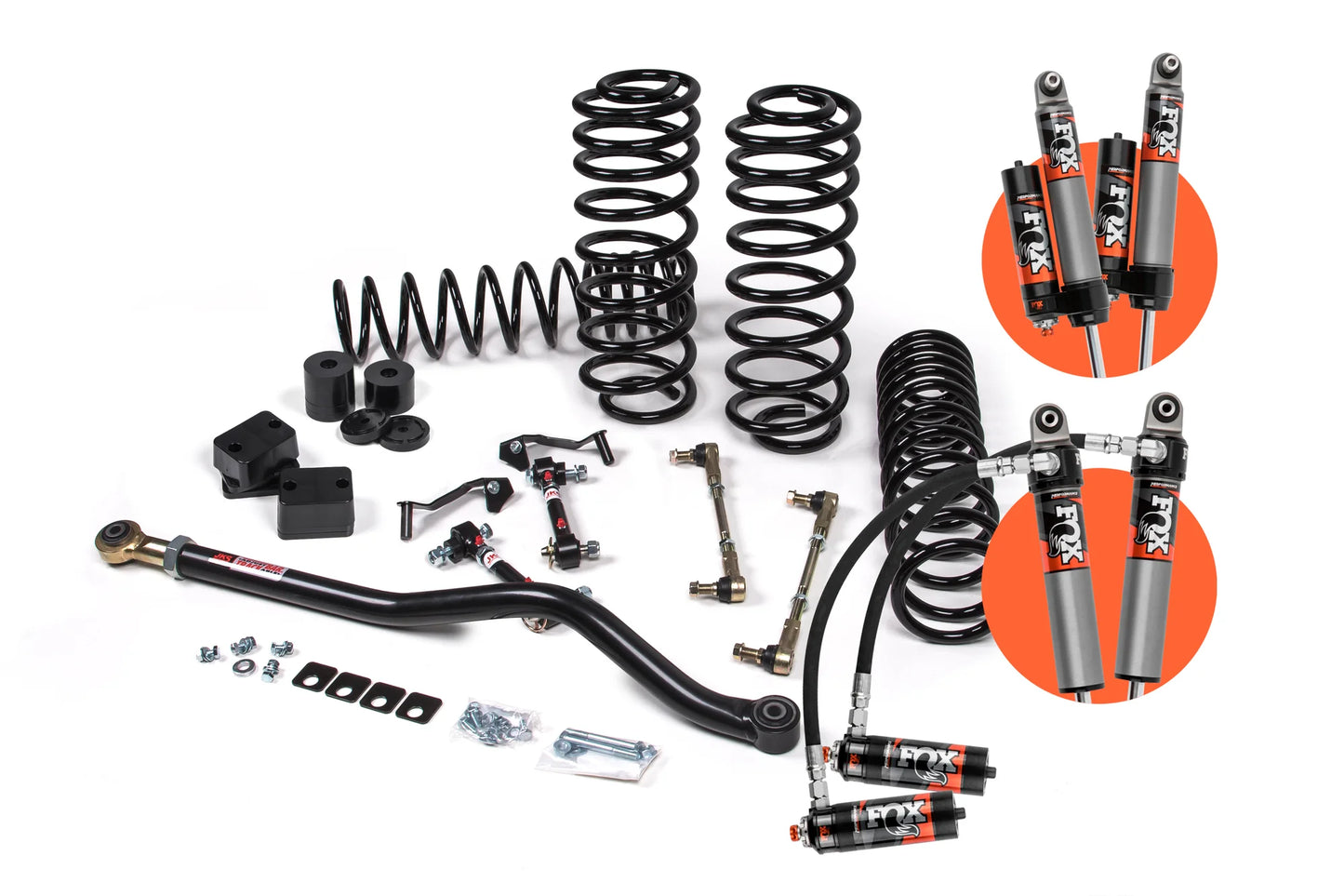 JKS 20-21 Jeep JL J-Venture 2.5in 4Dr w/Fox 2.5 Performance Elite Series Shocks - DIESEL