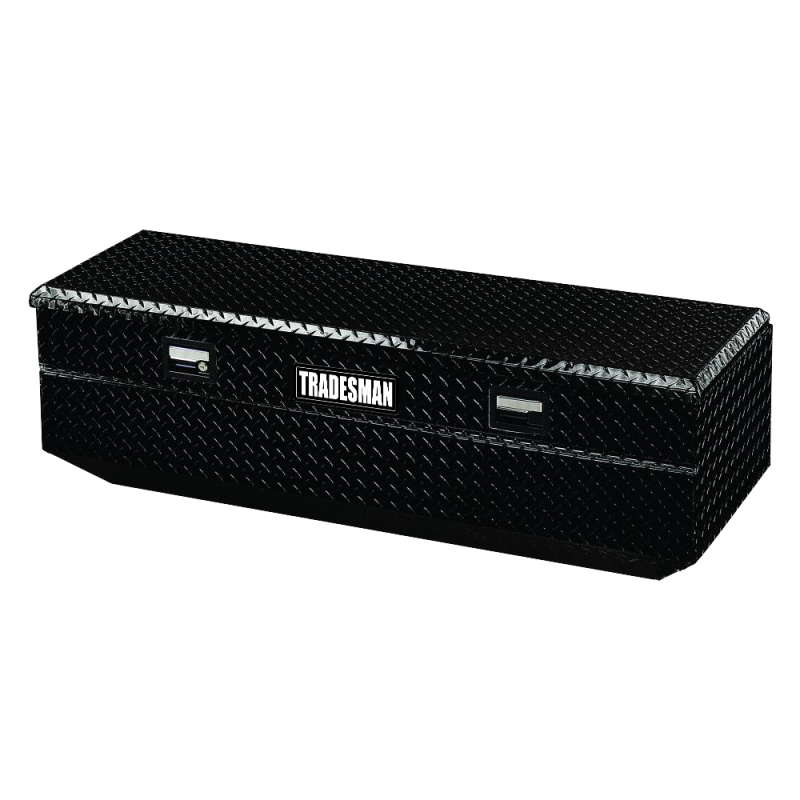Tradesman Aluminum Flush Mount Truck Tool Box Full/Wide (36in.) - Black Tradesman