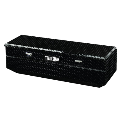 Tradesman Aluminum Flush Mount Truck Tool Box Full/Wide (36in.) - Black Tradesman