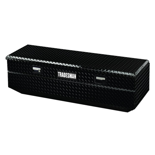 Tradesman Aluminum Flush Mount Truck Tool Box Full/Wide (36in.) - Black Tradesman