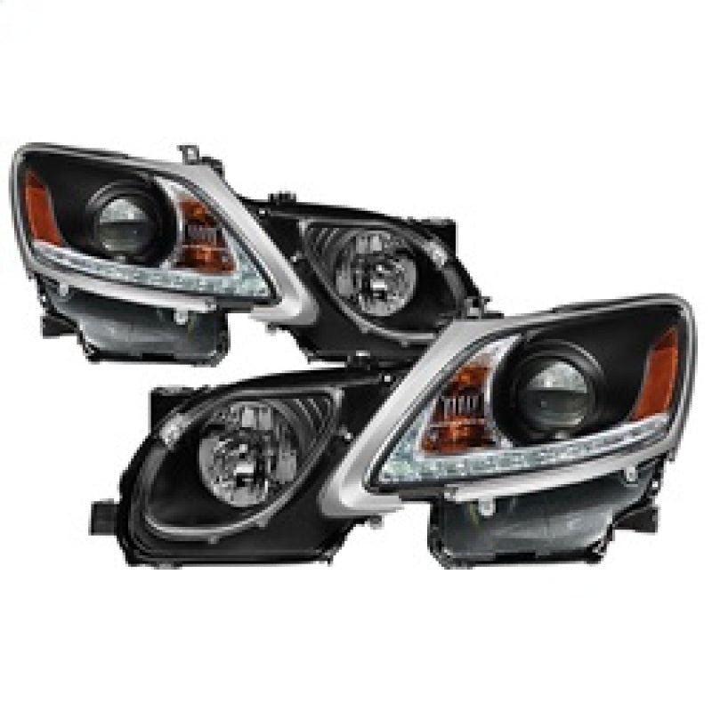 Spyder Lexus GS 300 / 350 / 450 06-11 Headlights - HID Model Only - Black PRO-YD-LG06-HID-DRL-BK SPYDER