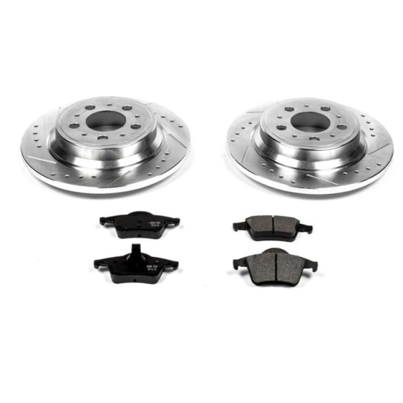 Power Stop 01-09 Volvo S60 Rear Z23 Evolution Sport Brake Kit PowerStop