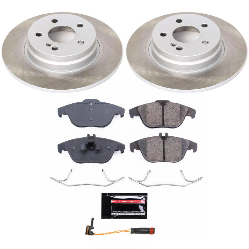 Power Stop 08-12 Mercedes-Benz C300 Rear Semi-Coated Rotor Kit PowerStop