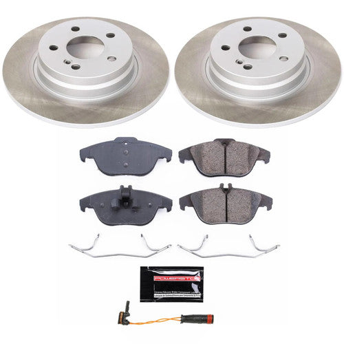 Power Stop 08-12 Mercedes-Benz C300 Front and Rear Semi-Coated Rotor Kit