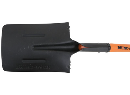 Rhino-Rack Stainless Steel Square Mouth Shovel - Orange Handle/Grey Grip - 43123