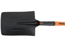 Load image into Gallery viewer, Rhino-Rack Stainless Steel Square Mouth Shovel - Orange Handle/Grey Grip - 43123