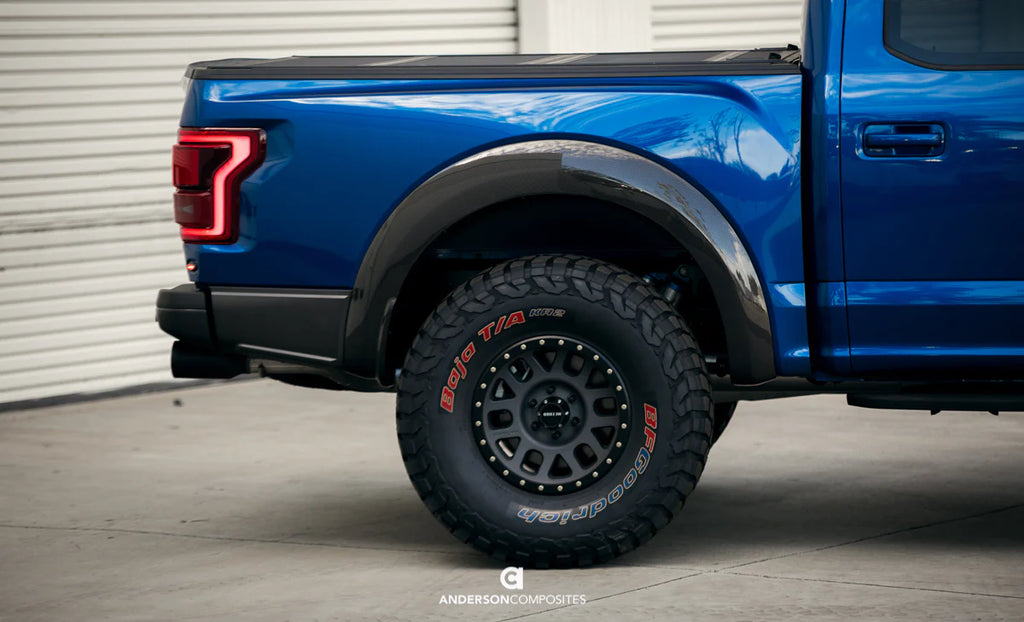 Anderson Composites 2017-2020 Ford Raptor Carbon Fiber Type-OE Rear Fender Flares (Pair) - AC-FLR17FDRA-R