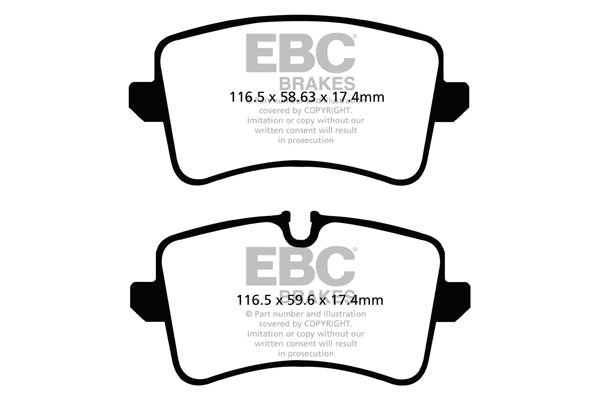 EBC RedStuff Rear Brake Pads - DP32082C