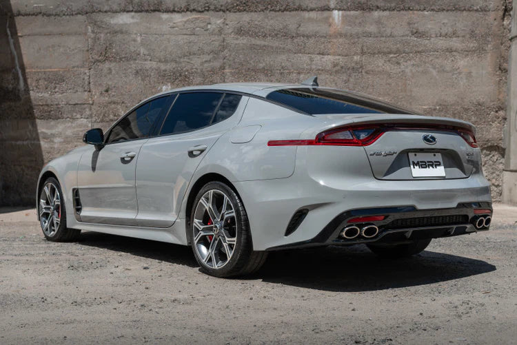 MBRP 2018-2021 KIA Stinger GT 3.3L V6 2.5in Cat-Back Quad Rear Exit Exhaust (Street Profile) - S4704304