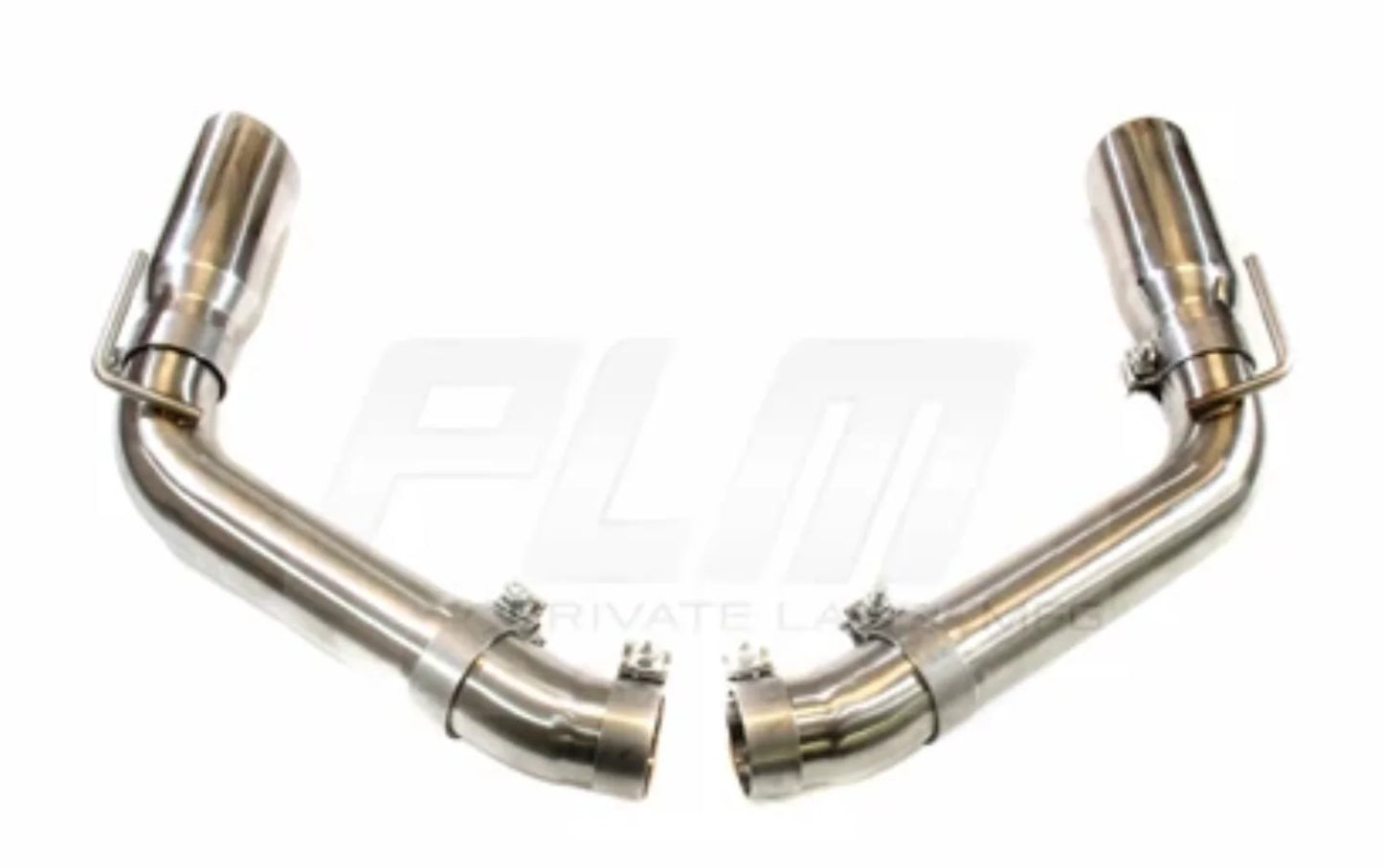 PLM Axle Back Exhaust Muffler Delete Chevy Camaro V8 2010-2015 Stainless Steel - PLM-D-CH-MD-CA