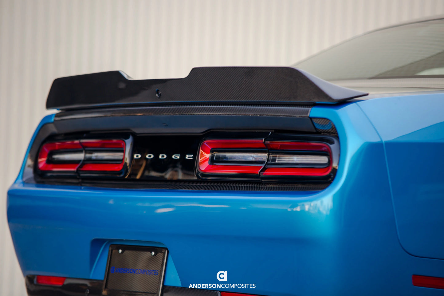 Anderson Composites 2018 - 2023 Dodge Challenger Type-SA Carbon Fiber Rear Spoiler - AC-RS18DGCHHC-SA