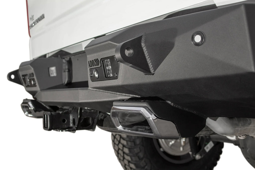 Addictive Desert Designs 2019-2021 Chevy/GMC 1500 Stealth Fighter Rear Bumper W/ Exhaust Tips - R441051280103