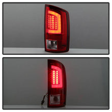 Load image into Gallery viewer, Spyder 03-06 Dodge Ram 2500/3500 V3 Light Bar LED Tail Light - Red Clear (ALT-YD-DRAM02V3-LBLED-RC)