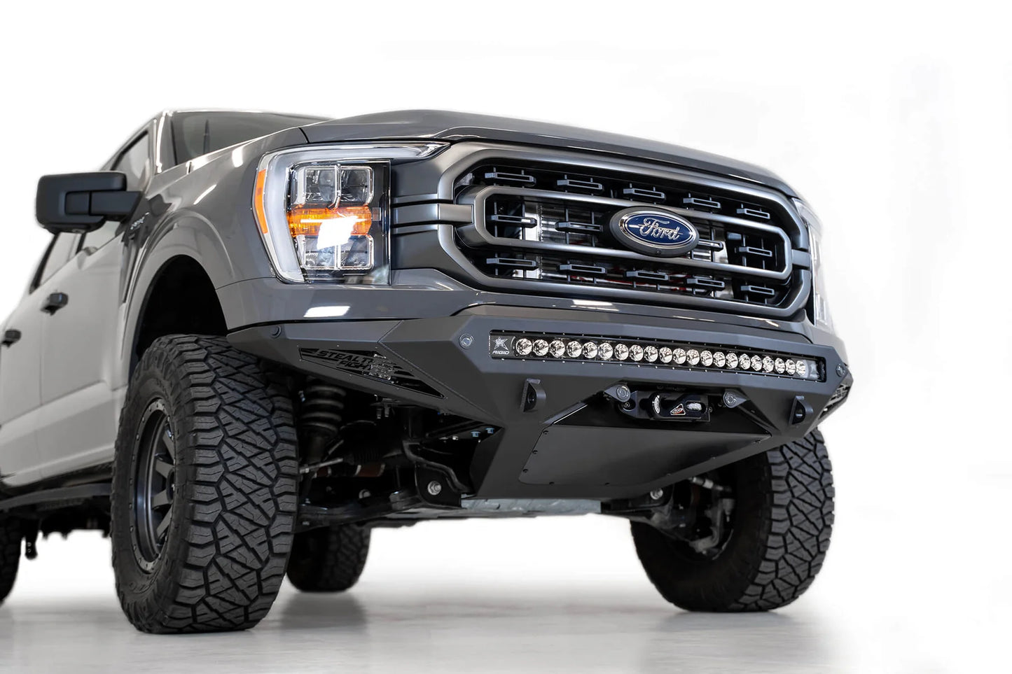 Addictive Desert Designs 2021-2023 Ford F-150 Stealth Fighter Winch Front Bumper - F191422860103 Addictive Desert Designs