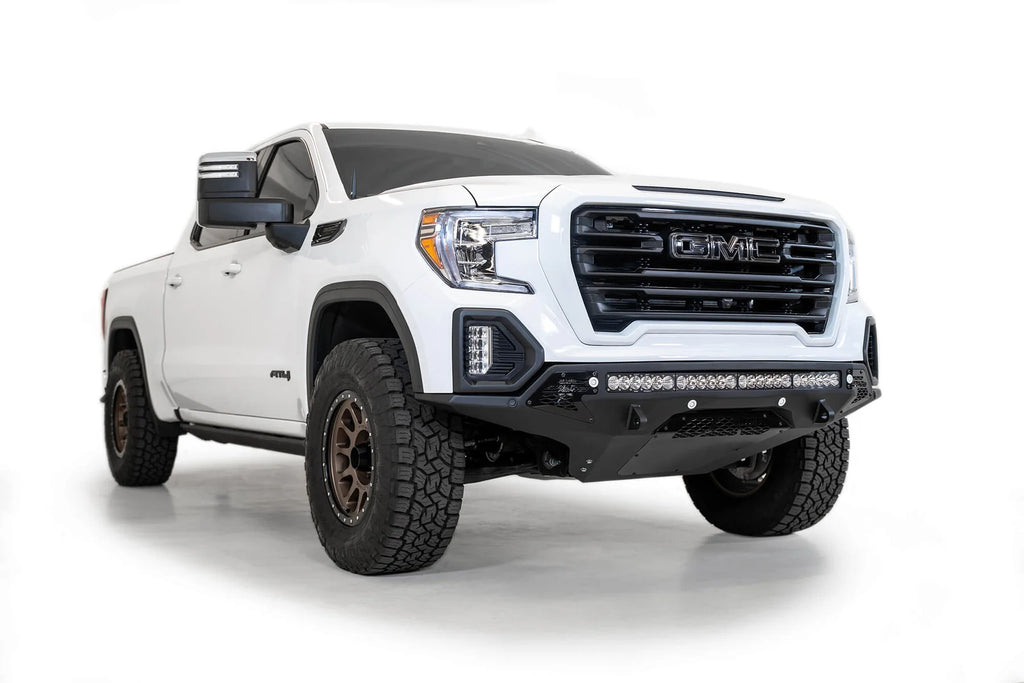 Addictive Desert Designs 2019-2021 GMC Sierra 1500 Stealth Fighter Front Bumper - F471763030103