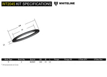 Load image into Gallery viewer, WHITELINE PLUS 4/91-5/01 BMW 3 SERIES 12MM REAR SPRING PAD LOWER BUSHING - 16MM HEIGHT INCREASE - W72045