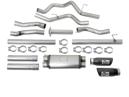 aFe MACH Force-Xp 3 IN 409 Stainless Steel Cat-Back Exhaust System w/ Black Tip aFe