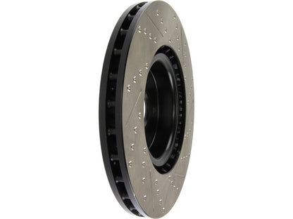 StopTech Slot/Drill Front Right Brake Rotor, Impreza, WRX STI - 127.47022R Stoptech
