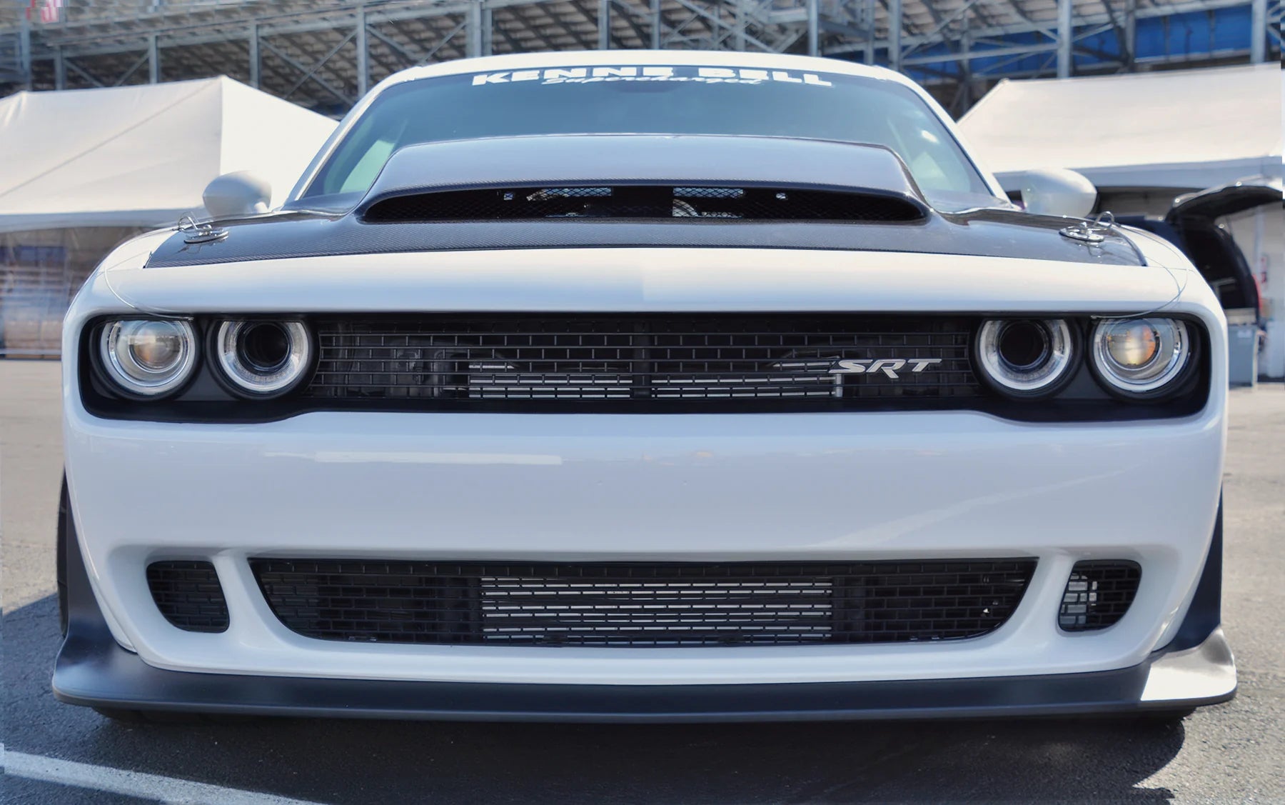 Anderson Composites 18-24 Dodge Challenger Demon Cowl Hood AC-HD18DGCHDM-KB Anderson Composites