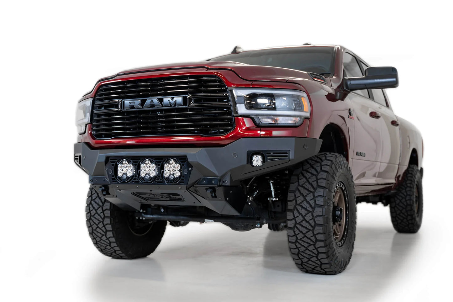 ADD 2019-2023 Ram 2500/3500 Bomber Front Bumper (Baja Designs) - F560014100103 Addictive Desert Designs