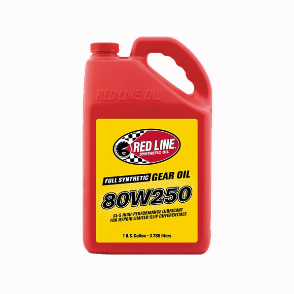 Red Line 58605 80W‑250 Full Synthetic GL‑5 Gear Oil – 1 Gallon Red Line