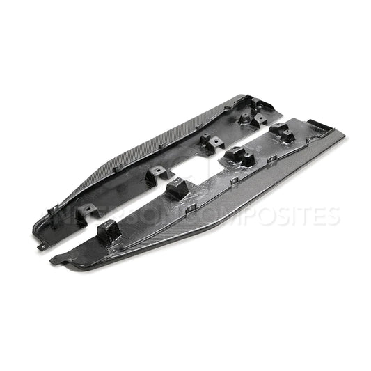 Anderson Composites 20-23 Shelby GT500 Carbon Fiber Rocker Panel Splitter Extensions AC-SX20FDMU500