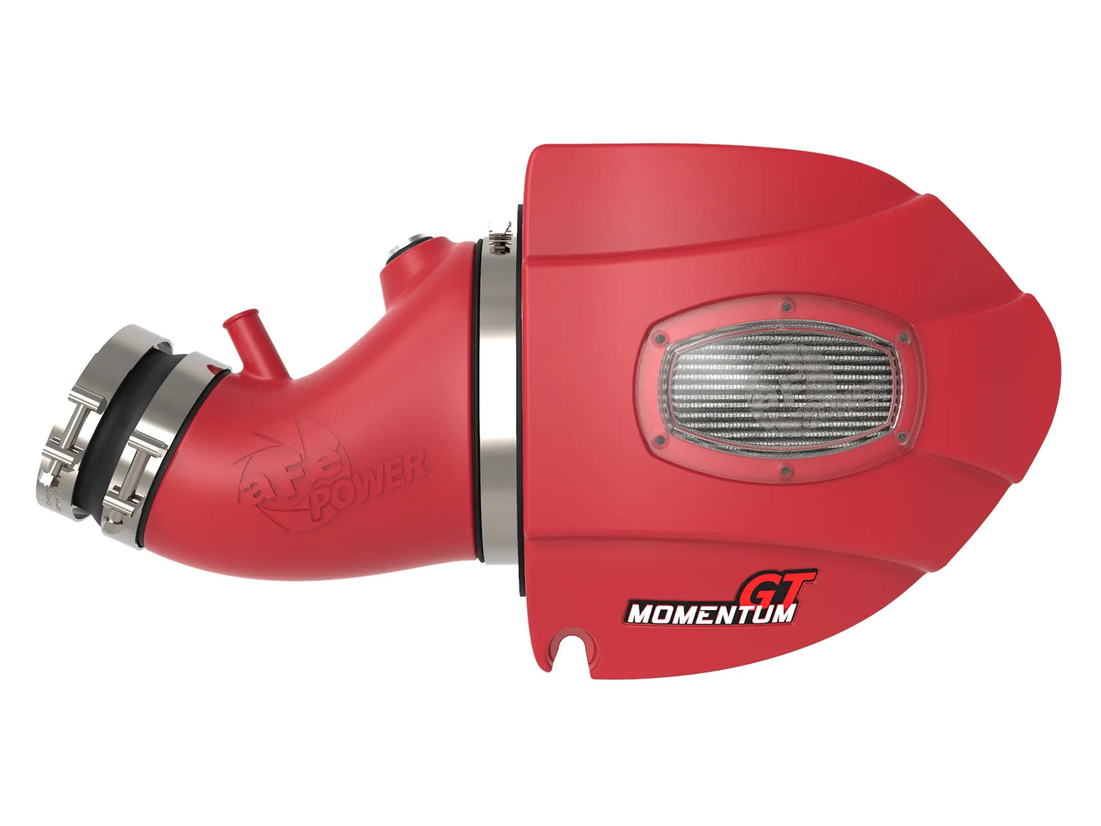 aFe Momentum GT Red Edition Cold Air Intake System w/Filter for 11-23 Dodge Challenger/Charger / Chrysler 300 (6.4L) - 51-72203-R aFe