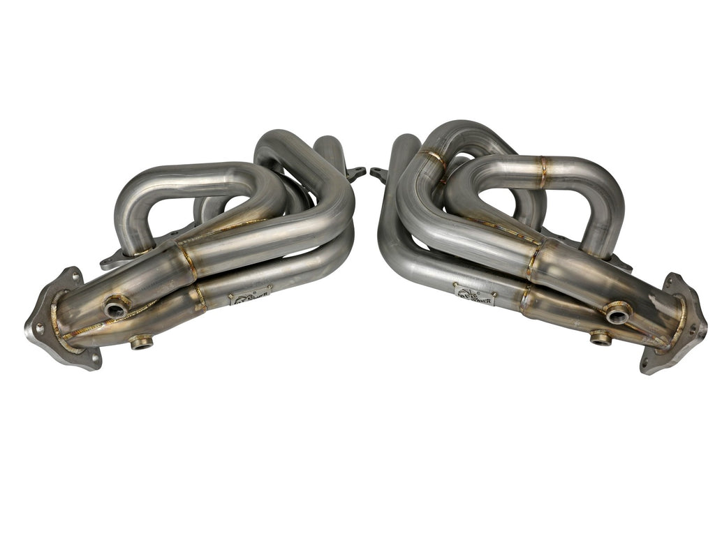 aFe Chevrolet Corvette (C8) 20-23 V8-6.2L Twisted Steel 304 Stainless Steel Long Tube Header - 48-34148 aFe