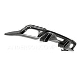 Anderson Composites 2018 - 2023 Ford Mustang Type-AR Carbon Fiber Quad Tip Rear Diffuser - AC-RL18FDMU-AR