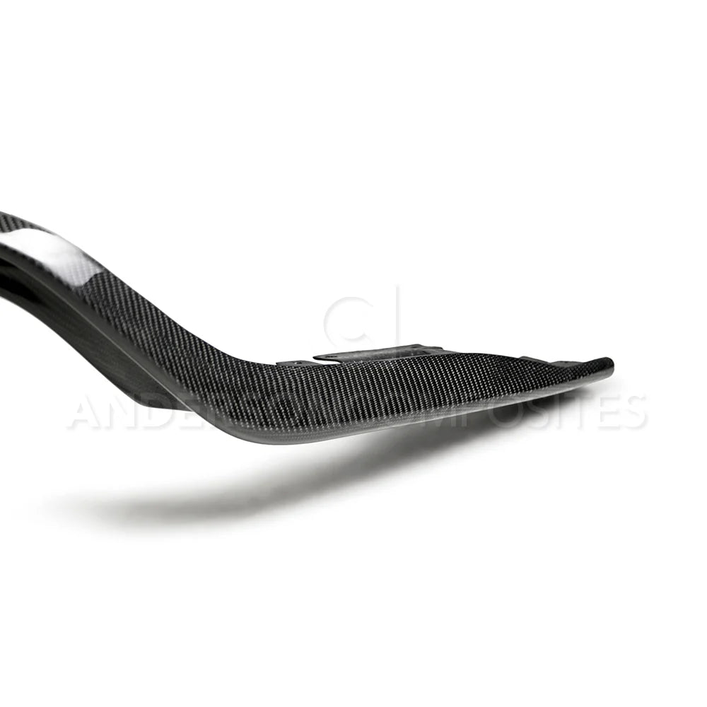 Anderson Composites 18-23 Ford Mustang OE Carbon Fiber Quad Tip Rear Diffuser - AC-RL18FDMU-AO