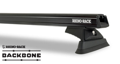 Rhino-Rack 18-21 Jeep Wrangler 4 Door SUV Heavy Duty RCL 2 Bar Backbone Roof Rack - JB0880