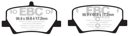 EBC YellowStuff Rear Brake Pads - DP42366R EBC