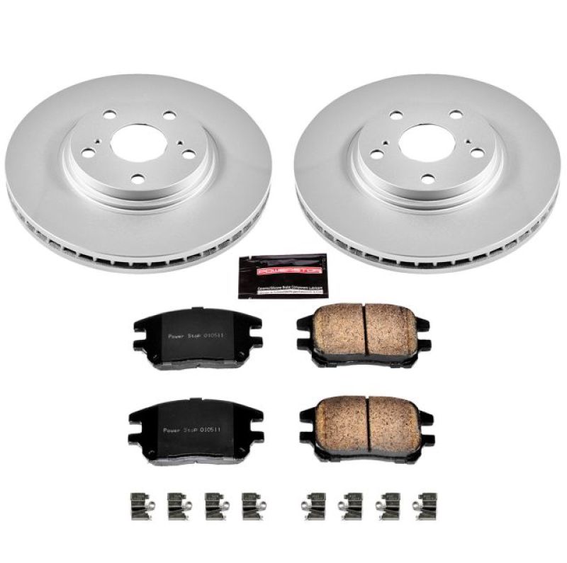 Power Stop 02-03 Lexus RX300 Front Z17 Evolution Geomet Coated Brake Kit PowerStop