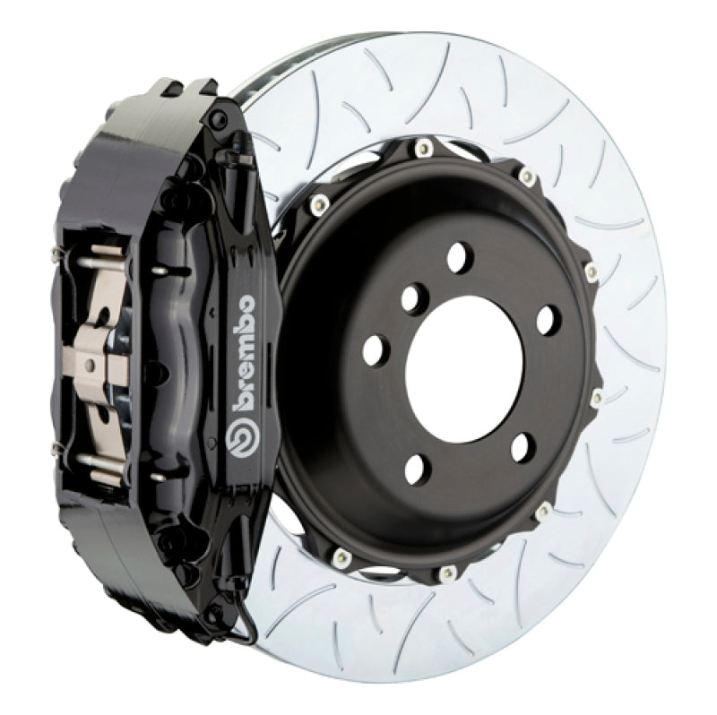 Brembo 03-06 G35 Sedan/03-08 350Z Front GT BBK 6 Piston Cast 355x32 2pc Rotor Slotted Type3-Black Brembo