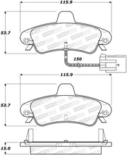 Load image into Gallery viewer, StopTech Premium Ceramic Brake Pads - 308.08990