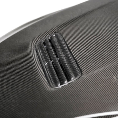 Seibon HD0809MITEVOX-OE Carbon Fiber OEM-Style Hood for 2008–2015 Mitsubishi Lancer EVO X