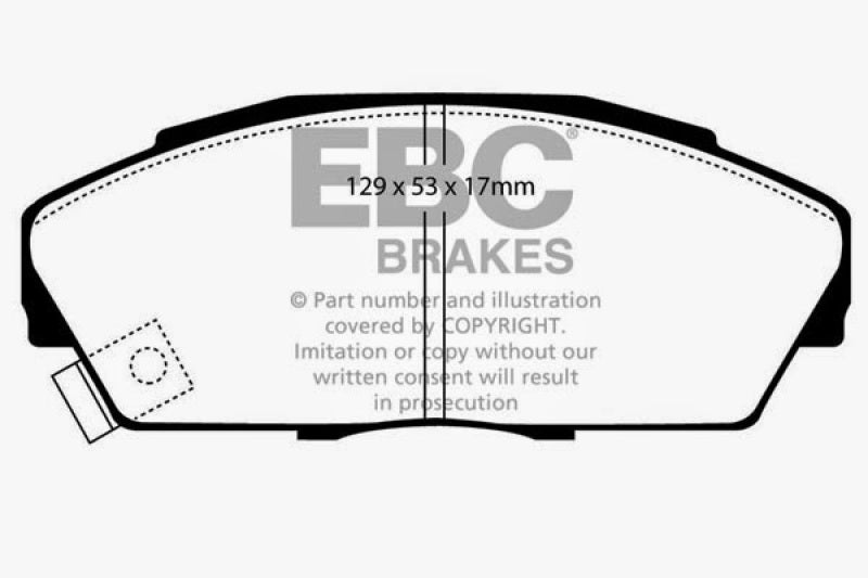 EBC RedStuff Front Brake Pads - DP3719/2C EBC