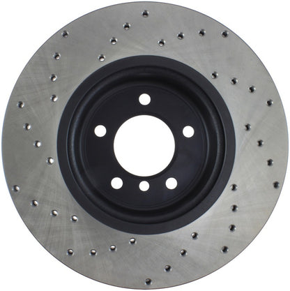 StopTech Sport Cross Drilled Brake Rotor - Front Right Stoptech