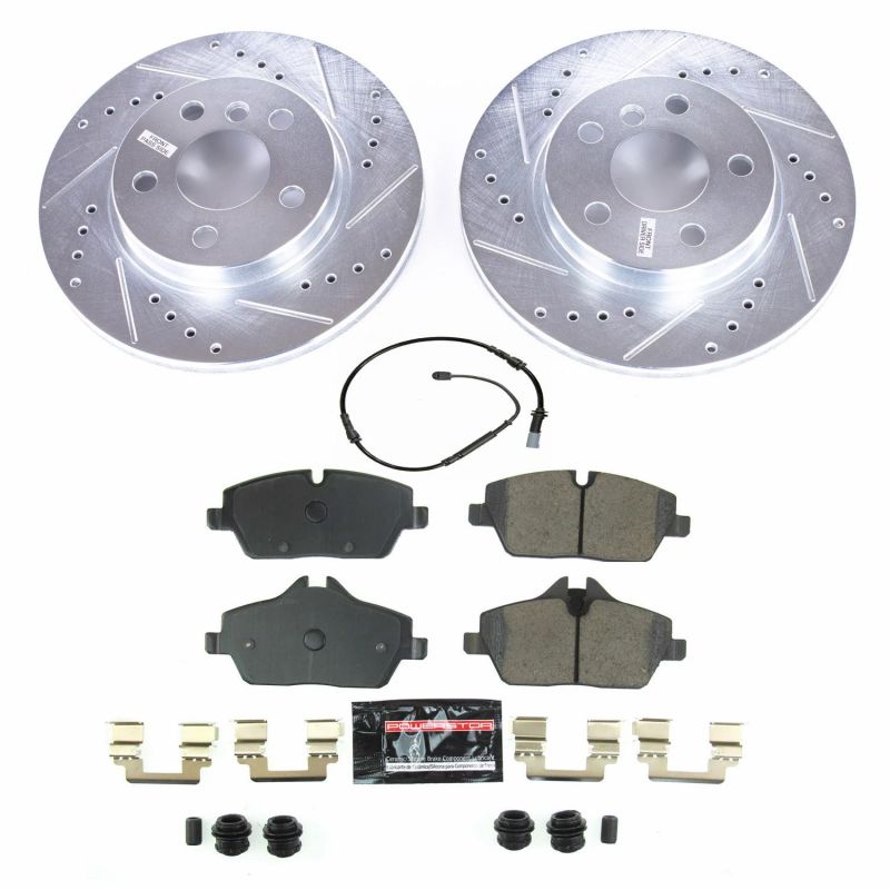 Power Stop 14-19 BMW i3 Front Z23 Evolution Sport Brake Kit PowerStop