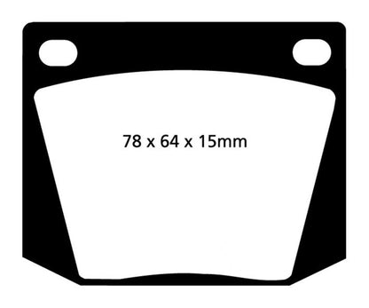 EBC RedStuff Front Brake Pads - DP3169C EBC