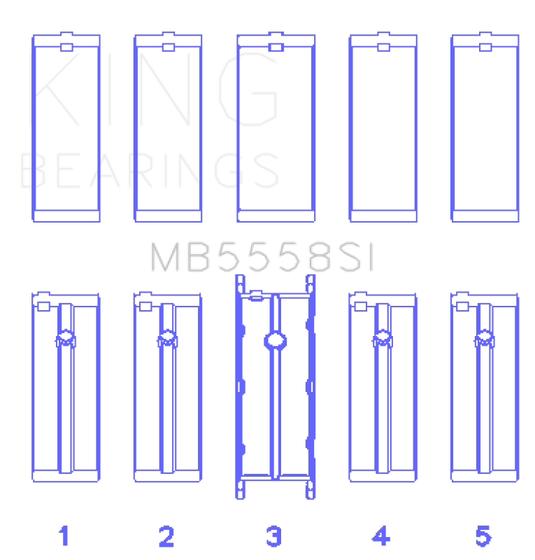 King Engine Bearings Ford Bearing Set