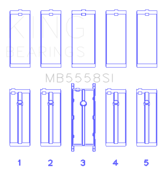 King Engine Bearings Ford Bearing Set