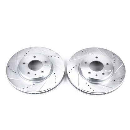 Power Stop 12-15 Chevrolet Captiva Sport Front Evolution Drilled & Slotted Rotors - Pair PowerStop