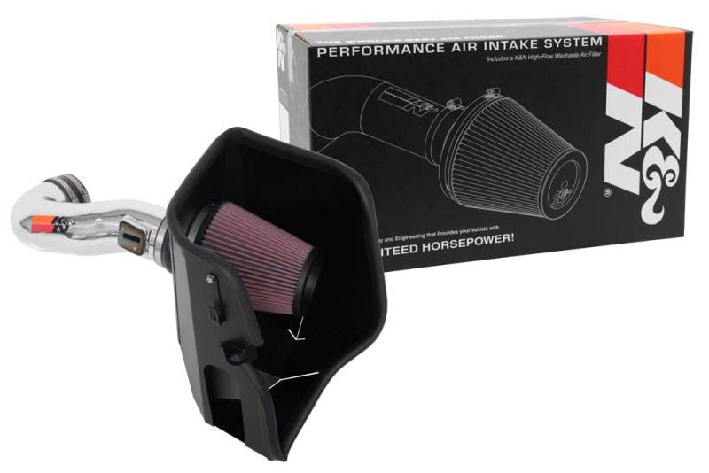 K&N 2019 Chevy Silverado / GMC Sierra 1500 V8-5.3/6.2L Performance Air Intake Kit K&N Engineering