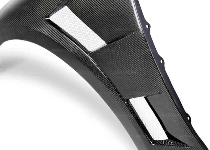Seibon FF14LXIS-W Carbon Fiber Wide Fenders for 2014–2020 Lexus IS 200t / IS 250 / IS 300 / IS 350