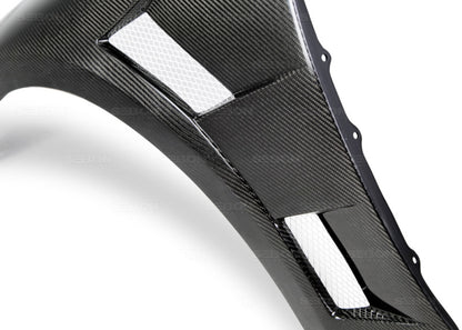 Seibon FF14LXIS-W Carbon Fiber Wide Fenders for 2014–2020 Lexus IS 200t / IS 250 / IS 300 / IS 350
