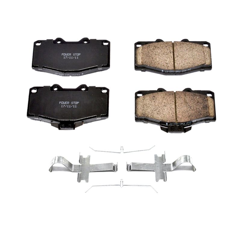 Power Stop 88-91 Toyota 4Runner Front Z17 Evolution Ceramic Brake Pads w/Hardware PowerStop