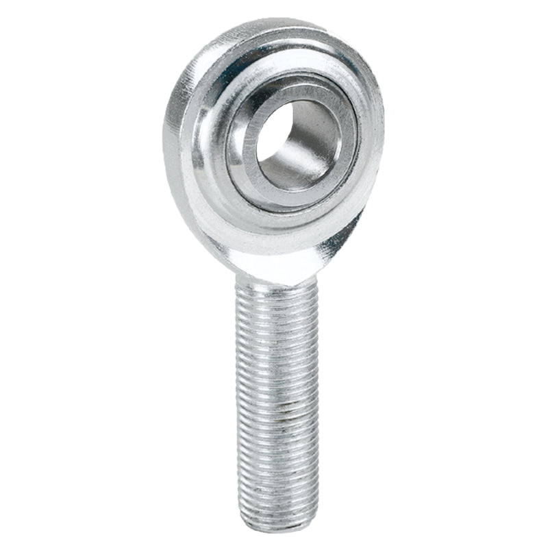 QA1 G Series 2-Pc Rod End - Male/Left Hand - 5mm Bore x M5x.08 - Stainless Steel w/PTFE