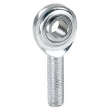 QA1 G Series 2-Pc Rod End - Male/Left Hand - .375in Bore x 3/8-24 w/Stud - Stainless Steel w/PTFE