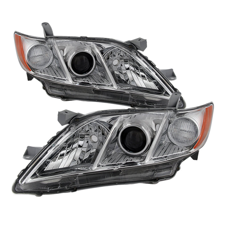 Xtune Toyota Camry 07-09 OEM Style Headlights Chrome HD-JH-TCAM07-AM-C SPYDER